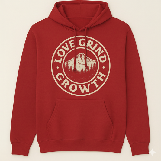 Love Grind Growth PNW Collection Hoodie (Cream)